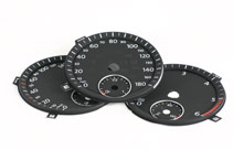 Tachometer, cleaning of tachometer or other decorated surfaces.